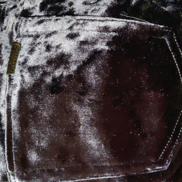 Joe's high rise skinny,dark navy velvet, size 28  handcrafted and unique jeans. - Picture 5 of 5